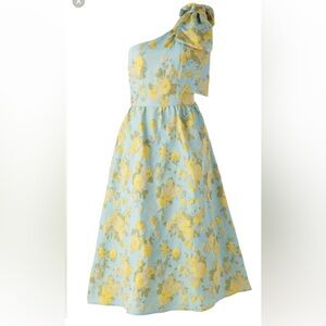 Abbey Glass Caroline Dress in Garden Rose Jacquard